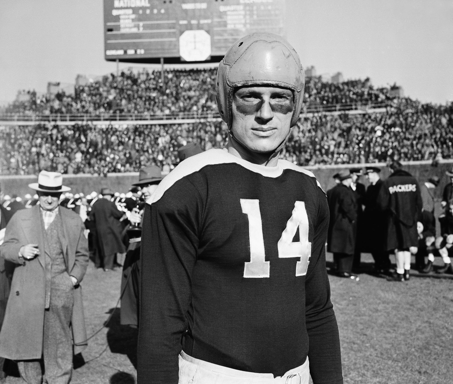Hutson poses in 1934
